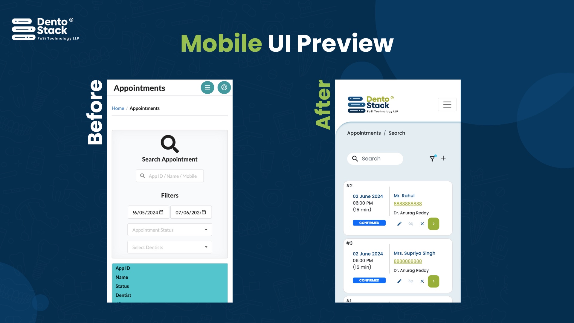 mobile ui preview